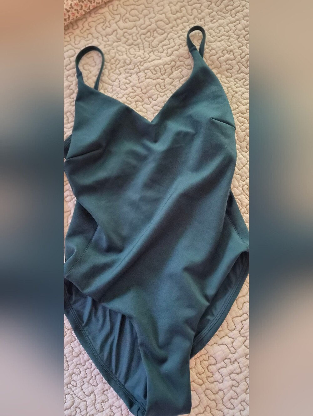 NWT Left On Friday Sunday Suit One Piece Deep Teal